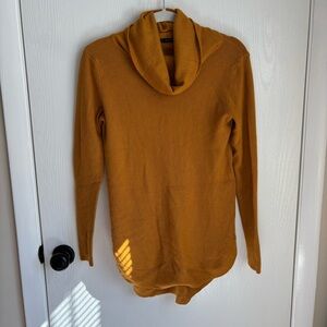 Cyrus Mustard Cowl Neck Sweater